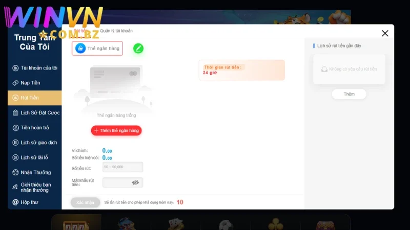 Tìm hiểu những bước rút tiền chuẩn tại nền tảng